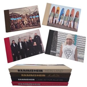 4 RAMMSTEIN Hardcover Books Deutschland Auslander Liebe Ist Fur Alle Da MeinLand